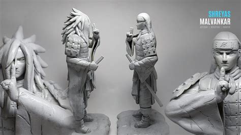 Making Of Handmade Hashirama And Madara Valley Of The End Statue