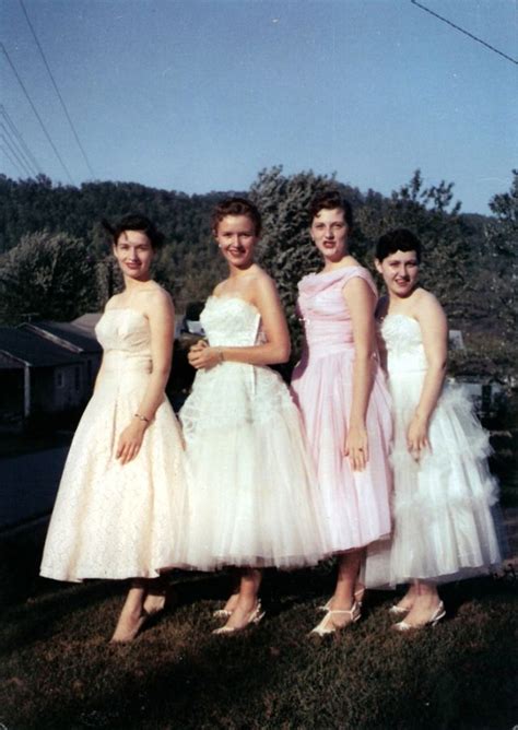 glamorous photos that defined prom dresses through the years of the 1950s ~ vintage everyday