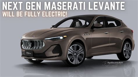Confirmed Next Gen Maserati Levante Will Arrive In 2025 And Be Fully Electric Youtube