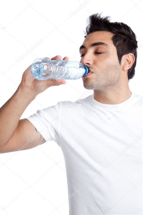 Man Drinking Water From Bottle Royalty Free Stock Images Affiliate