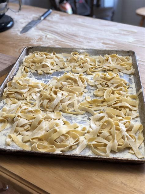 Fresh made tagliatelle! : pasta