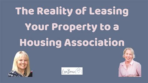 The Reality Of Leasing Your Property To A Housing Association With Jackie Collier Lisa Brown