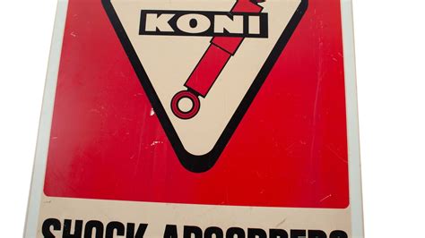 Koni Shock Absorbers Single Sided Plastic Sign H136 Indy Road Art 2020