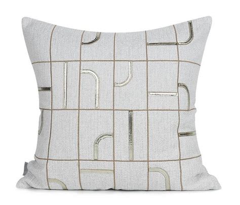 Light Gray Throw Pillow For Couch Modern Sofa Pillow Modern Throw Pi