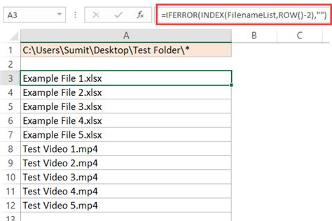 What Is A Filename In Excel
