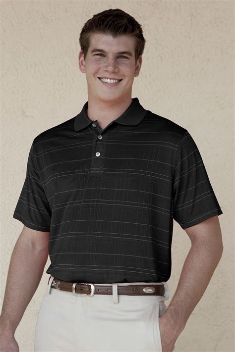 Poshmark makes shopping fun, affordable & easy! Vansport 2953 - Vansport Three-Color Textured Stripe Polo ...