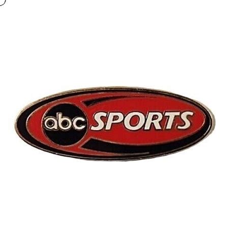 Vintage Abc Sports Logo Oval Hat Pin Lapel Pin Tack Pin Ebay