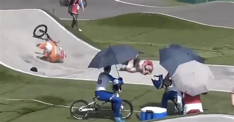 The dutch bmx rider niek kimmann took gold in the men's cycling bmx racing at the tokyo competing in his second senior olympics, having appeared at the 2016 rio games and the 2014. Olympics BMX racer in agony after crashing into official ...