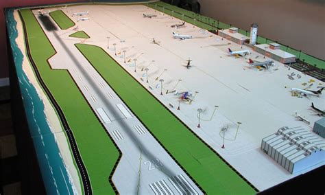 1500 Model Airport Tropical Single Runway Model Airports And Airliners