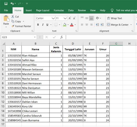 Meningkatkan Efisiensi Analisa Data dengan Excel