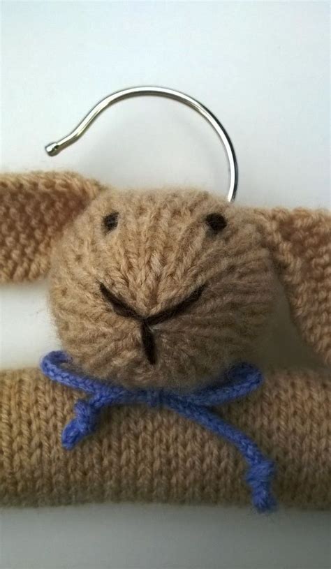 With this hanger hook set, you can hang pants, blouses, shirts. Hand knitted Bunny Rabbit Clothes Hanger Christening gift ...