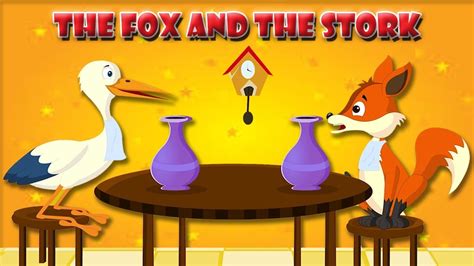 The Fox And The Stork Story Bedtime Story For Kids In English Kids