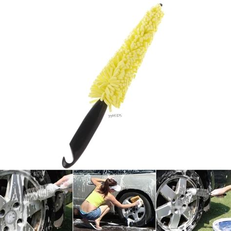 Wheels Washer Brush Sponge Rims Tire Cleaning Tools Car Motorcycle