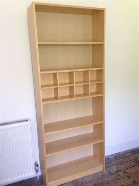 Ikea Billy Bookcase in Birch Veneer with removable CD ...