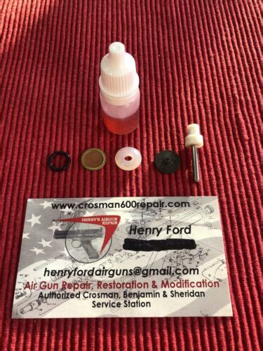 Crosman Model 454 And 1600 Seal Kit All Parts Are Oem Spec Ebay