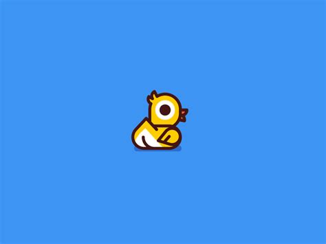 Twerking Duck Game Design Icon Design Logo Design Animal Outline