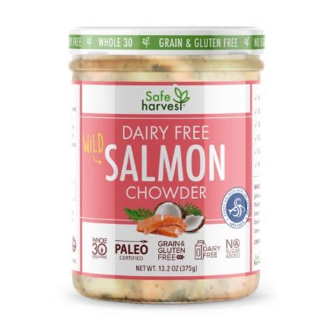 Safe Harvest Dairy Free Wild Salmon Chowder 13 2 Oz Foods Co