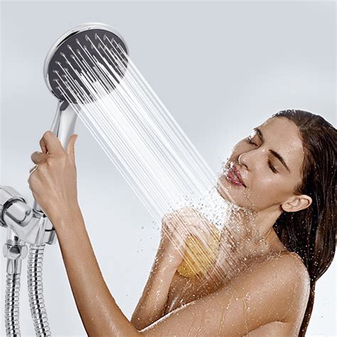 Briout Handheld Shower Head High Pressure 5 Spray Settings Massage Spa 712804965743 Ebay