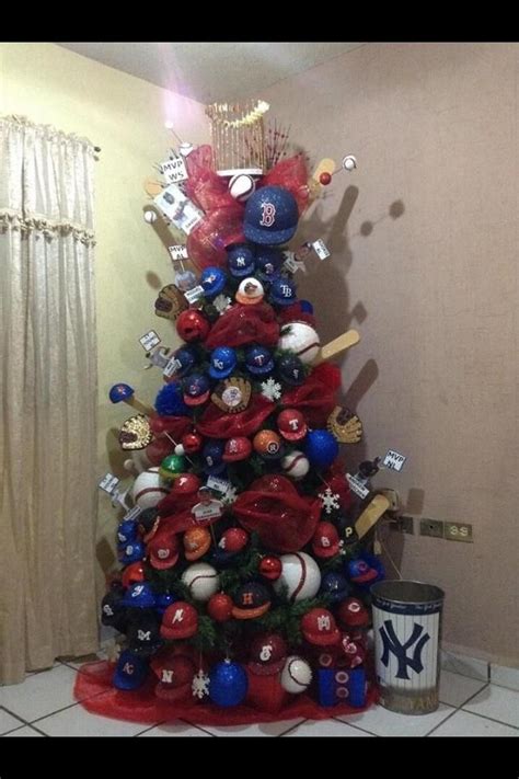 Pin By Susi T On Crafts Baseball Christmas Baseball Christmas Tree