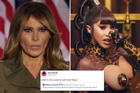 Melania Trump Slammed By Cardi B After Author Said America Needs ‘more Women Like Her And ‘less
