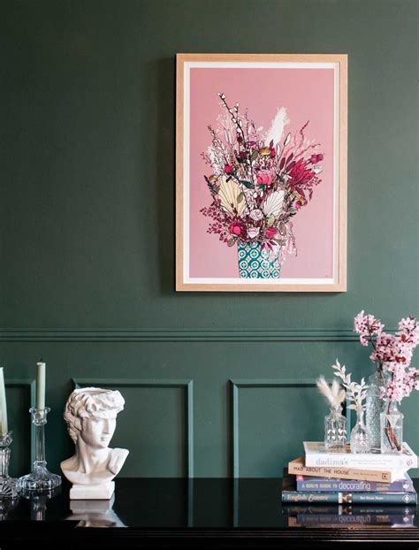 Fine Art Print Pink Blooms By Katie Cardew