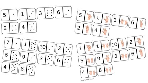 Dominos De Numération Les Nombres De 1 à 10 En Maternelle Apprendre