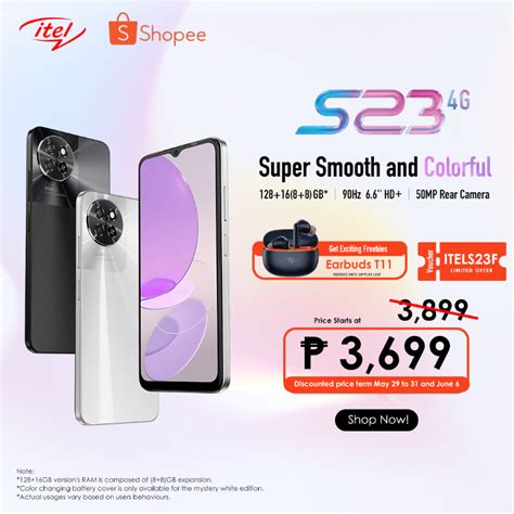 Deal Itel S23 4g With Unisoc T606 And 128gb Storage Is Down To Php 3699