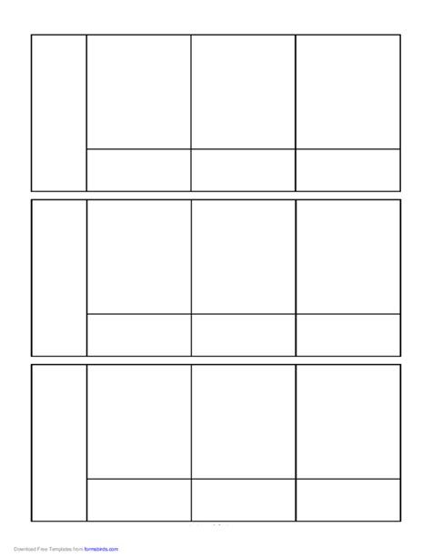 Filled with comic book templates of various styles, with over 100 pages, this book will keep budding artists busy for hours. Blank Three Panel Comic Template Free Download