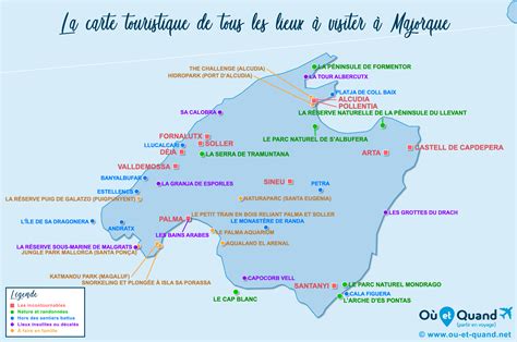 45 Lieux à Visiter à Majorque Que Faire Que Voir Carte Touristique