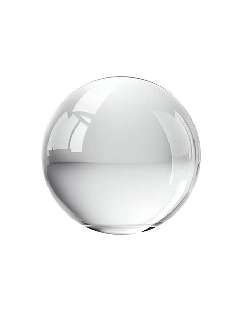 Glass Ball On Transparent Background Created With PNG
