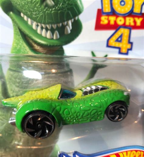 Hot Wheels Character Cars Toy Story 4 Series Rex Edition New