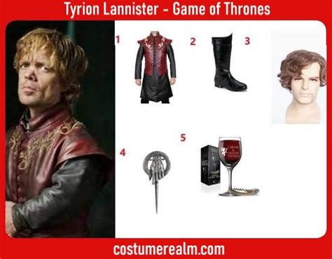 Tyrion Lannister Costume Halloween Guide Costume Realm