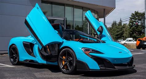Fistral Blue Mclaren 675lt Spider Is The Most Stunning Thing Youll See