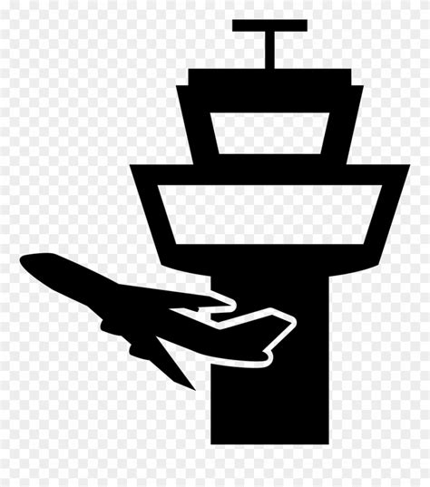 Download Airport Vector Symbol Clip Art Transparent Stock Air Traffic