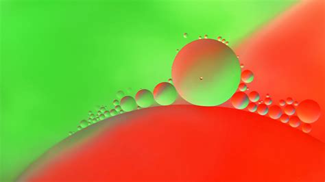 Green And Red Bubble Hd Abstract Wallpapers Hd