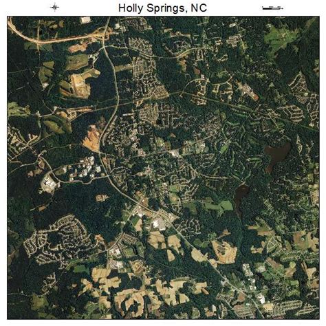 Aerial Photography Map Of Holly Springs Nc North Carolina