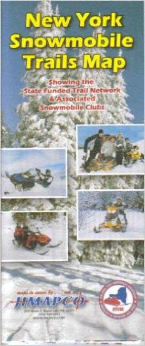 New York Snowmobile Trails Map By Jimapco Trail Maps Snowmobile