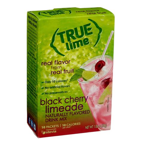 True Lime Black Cherry Limeade Drink Mix Shop Mixes And Flavor