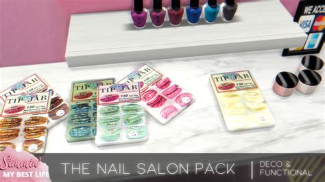 NEW CC RELEASE THE NAIL SALON PACK TOMORROW IS SIMMIN MY BEST LIFE