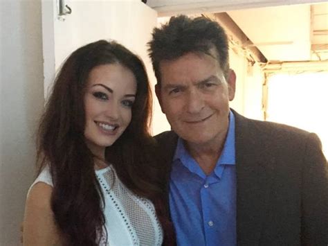 charlie sheen s british girlfriend opens up about their relationship ladbible