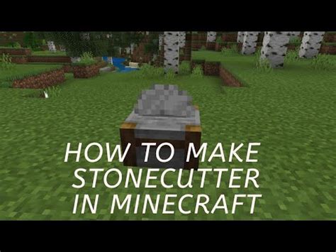 Yes, it makes crafting stone blocks easier but it should also make crafting these blocks less expensive. Stone Cutter Crafting Recipe / Stonecutter New Ways To Get Blocks Minecraft 1 14 Snapshot Update ...