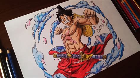Drawing Monkey D Luffy One Piece Youtube