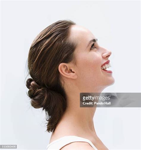 Women Side Profile Smiling Photos And Premium High Res Pictures Getty