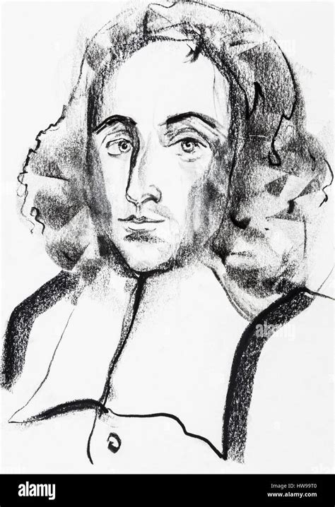 Portrait De Baruch Spinoza Bento De Espinosa Ou Benedictus De Spinoza