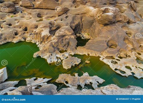 Sam Phan Bok The Grand Canyon Of Thailand Stock Image Image Of