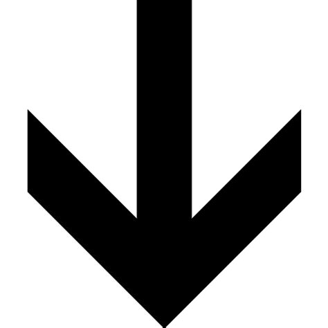 Down Arrow Icon Vector 04
