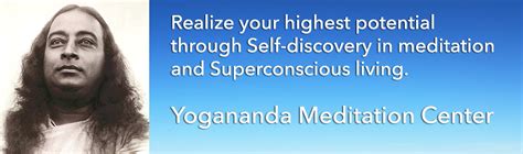 The Art And Science Of Meditation Yogananda Meditation Center