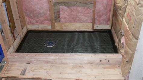 How To Build A Shower Pan On Plywood Floor Encycloall