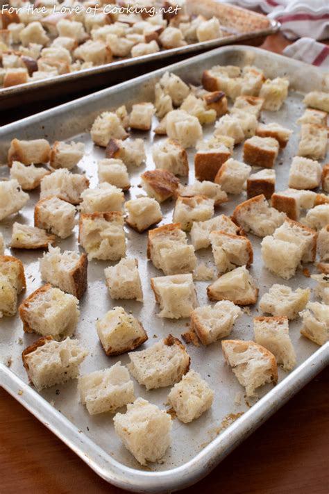 Homemade Bread Cubes For Stuffing For The Love Of Cooking