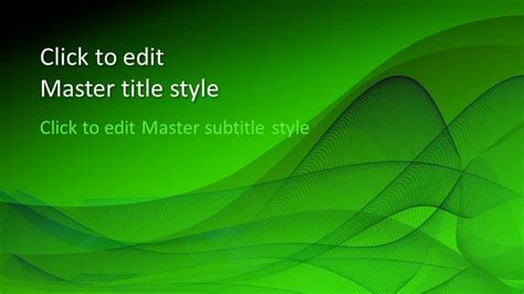 Free Green Design Powerpoint Template Free Powerpoint